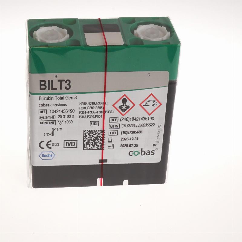 Тест для кількісного визначення загального білірубіну, Ген.3 (BILT3), 1050 тестів, для cobas c 303/503/703